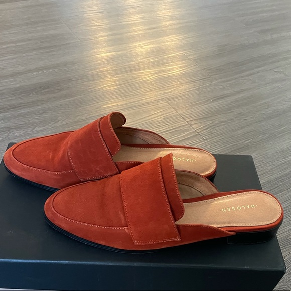 Halogen Violet Mules - Rust Suede - Picture 2 of 8